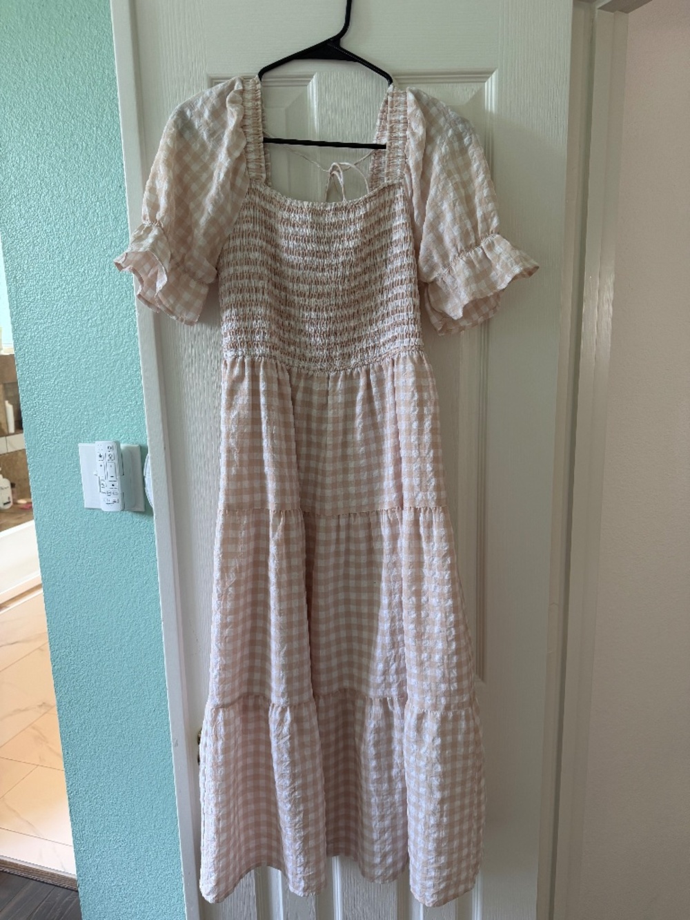 Smocked maxi dress